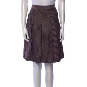 Diane Von Furstenburg knee length pleated skirt